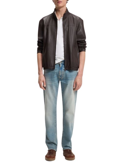 Giacca in pelle nappa BOSS by Beckham Hugo Boss | 50562919210